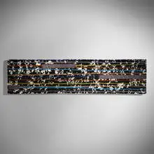 Untitled (Slab) by Jun Kaneko, 2003, glazed earthenware, sold Sep 2022