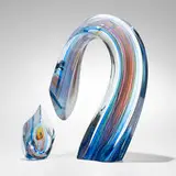 Harvey Littleton, Ruby and Blue Twist