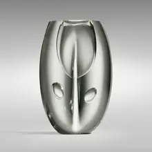 Claritas vase by Timo Sarpaneva, 1986, glass, sold Jul 2025