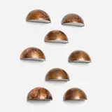 Nordlux, Scorpius sconces, set of eight, patinated copper
