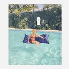 Cindy Sherman, WOW (Works on Whatever) Project beach towel, 2008, digital print on brushed cotton towel