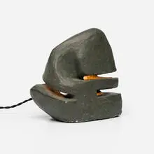 Jean Campa, Table lamp, 1972, glazed stoneware