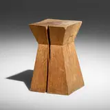 attribution Christian Liaigre, Occasional table, c. 1986, oak
