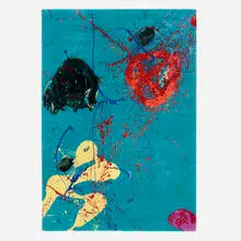 Sam Francis, Untitled (Carpet), machine-woven wool
