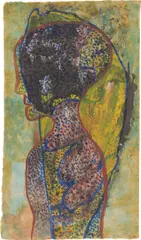 Gerhard Altenbourg, In uns, 1956, Aquarell, Gouache und Tusche auf dünnem Bütten