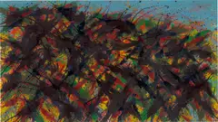 Max Uhlig, Paysage de mai près de Faucon, 1992, Öl auf Leinwand