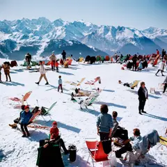 Slim Aarons, Verbier Vacation, 1964, C-Print, 2022