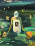Stephan Melzl, Electric Ladyland, 2015, Öl auf Holz
