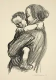 Käthe Kollwitz, Mutter mit Jungen