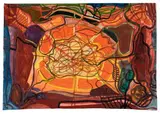 Franz Ackermann, Ohne Titel, 1993, Gouache, farbige Tusche und Bleistift auf Papier