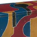 Holzkasten mit farbiger Bemalung by Karl Schmidt-Rottluff, 1921, Holz mit eingeschnittenen Konturen, farbig gefaßt, mit bündig eingesetztem Deckel, sold May 2013