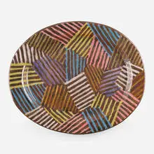 Jun Kaneko, Oval, 1980, glazed stoneware