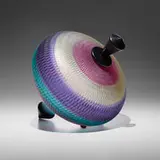 Nancy Callan, Gemstone Top, 2009, hand-blown glass, battuto surface