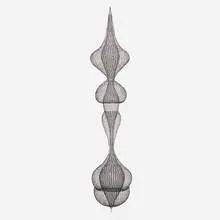 D'lisa Creager, Untitled (0722-02), 2022, hand-woven blackened copper wire