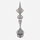 D'lisa Creager, Untitled (0722-02), 2022, hand-woven blackened copper wire