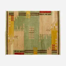 Medium pile carpet by Contemporary, hand-knotted wool, sold Sep 2022
