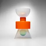 Nebulosa vase by Ettore Sottsass, 2003, blown glass, sold Jun 2025