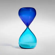 Paolo Venini, Clessidre, internally decorated glass, sand