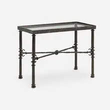 Diego Giacometti, Coffee table, c. 1985, patinated bronze, glass