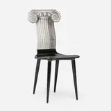 Piero Fornasetti, Capitello Ionico chair