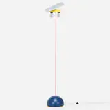 Martine Bedin, Splendid floor lamp, 1981, enameled aluminum and steel