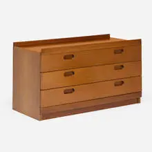 Tito Agnoli, Fiorenza cabinet, c. 1968, walnut