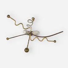 Gloria Kisch, Coatrack, c. 1985, steel, brass, copper