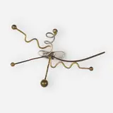 Gloria Kisch, Coatrack, c. 1985, steel, brass, copper