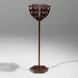 David Nosanchuk, N1 floor lamp, c. 2000, patinated brass