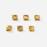 Peter Celsing, Bandet sconces, set of six, c. 1960, brass