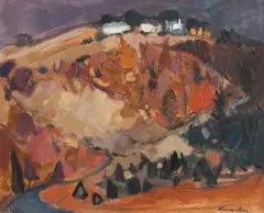 Sheila Mcnab MacMillan, Perthshire hillside