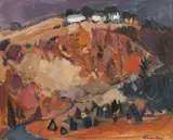 Sheila Mcnab MacMillan, Perthshire hillside