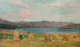 Peter MacGregor Wilson, Harvesting on the banks of Loch Duich
