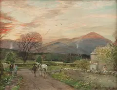Tom Scott Rsa, Traquair Village