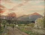 Tom Scott Rsa, Traquair Village