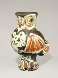 Chouette by Pablo Picasso, 1968, Keramikvase, engobiert. Höhe: 29,5 cm (11 ⅝ in.), sold Jun 2012