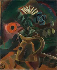 Richard Janthur, Stilleben, Um 1913, Öl auf Malpappe