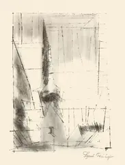 Gelmeroda by Lyonel Feininger, 1955, Lithographie auf Velin, sold Dec 2012