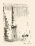 Lyonel Feininger, Gelmeroda, 1955, Lithographie auf Velin