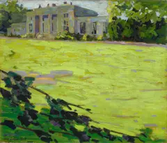 Das Hirschparkhaus in Hamburg by Willi Geiger, 1911, Öl auf Leinwand, sold Nov 2011