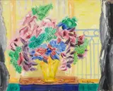 Suzanne Duchamp, A la fenêtre, 1946, Öl auf Leinwand