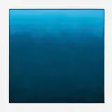 Nicole Chesney, Afterlight, 2014, oil painting on acid-etched and mirrored glass