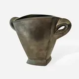 Michael Sherrill, Vessel, stoneware with metallic black glaze