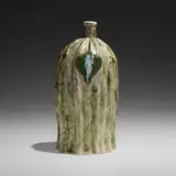 Taxile Doat, Rare gourd vase with cherubs and nudes