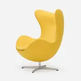 Arne Jacobsen, Egg chair, 1958 / 2010, wool upholstery, cast aluminum, plastic