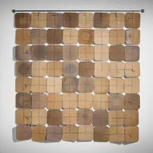 Simone Couderc, Untitled (Hanging Screen), c. 1995, stoneware, steel wire
