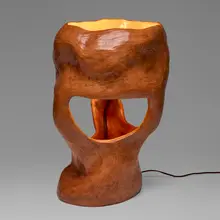 Lesaretti, Table lamp, c. 1965, glazed terracotta