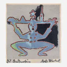 Andy Warhol, Tapestry/Carpet, c. 1997, wool and horsehair