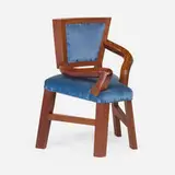 George Mulder, Henry Chair, 2013, purpleheart wood, velvet upholstery