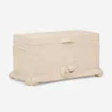 Betty Cobonpue, Chest, c. 1985, cerused reed, bleached mahogany
